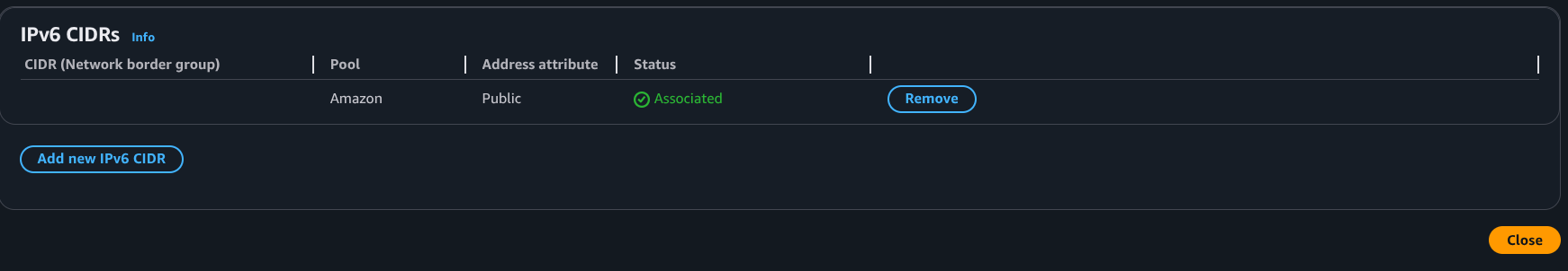 IPv6 address block assignment